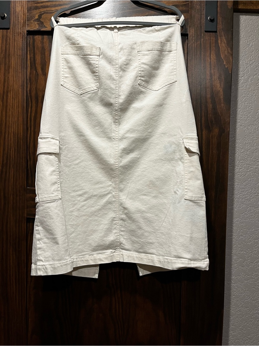 White Birch - Women’s Cream Utility Cargo Skirt